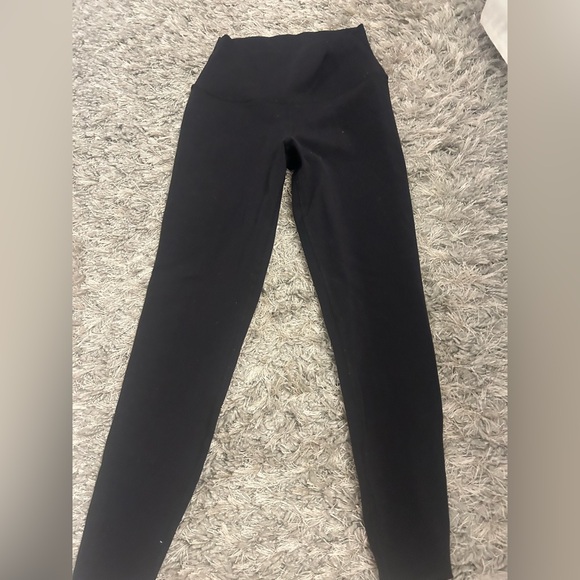 ALO 7/8 black High-Waist Airbrush Leggings - Picture 2 of 8